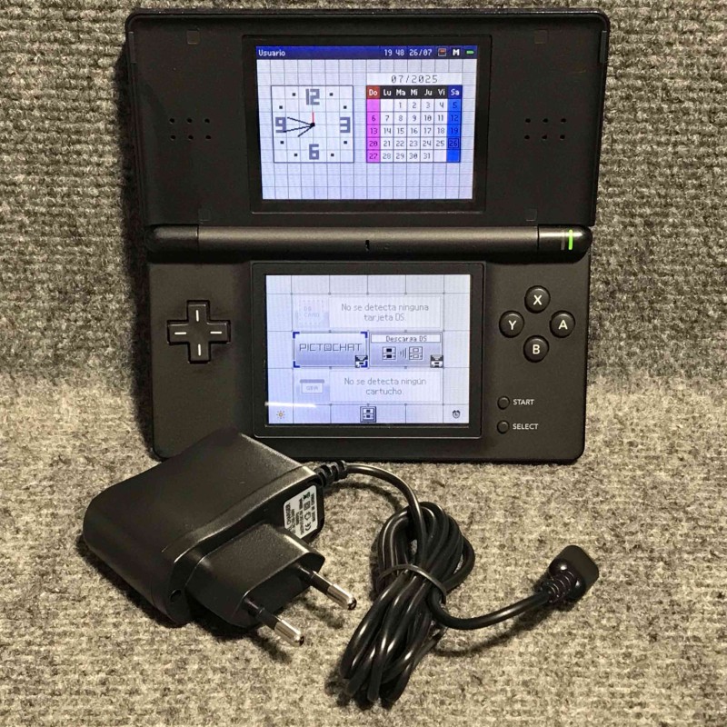 CONSOLA NINTENDO DS LITE AZUL METALICO+AC