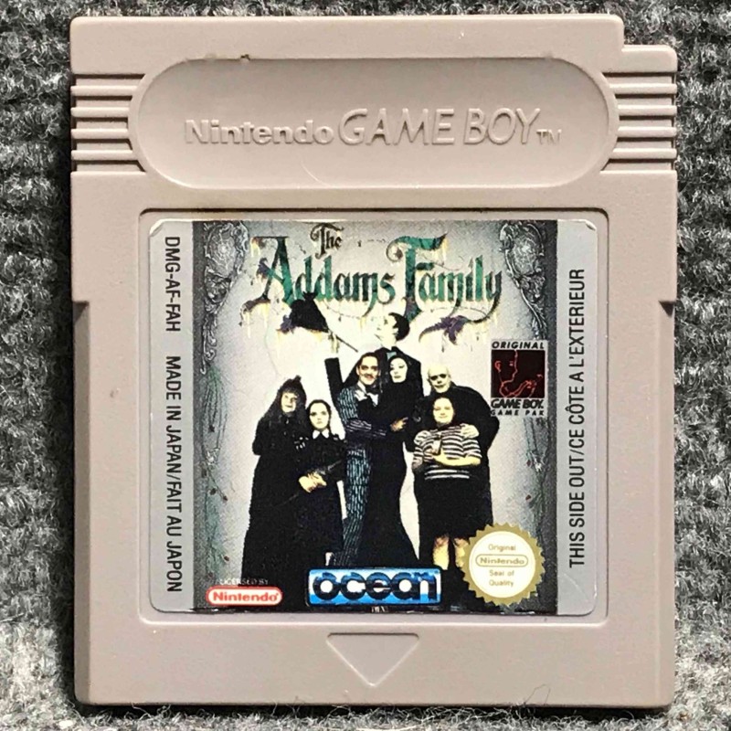 THE ADDAMS FAMILY NINTENDO GAME BOY GB