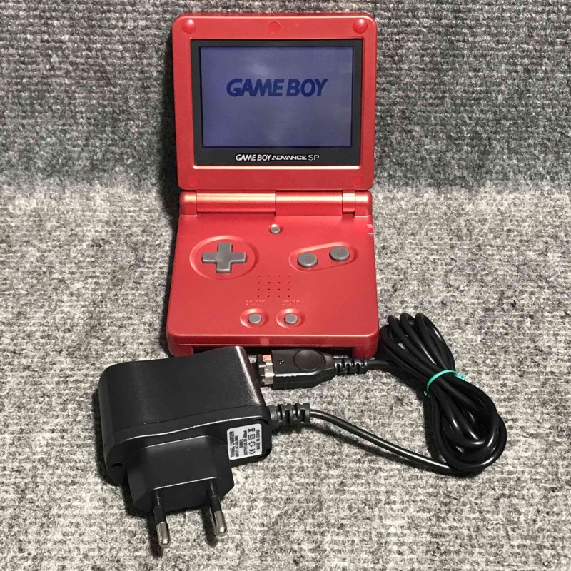 CONSOLA NINTENDO GAME BOY ADVANCE SP ROJO+CARGADOR GBA