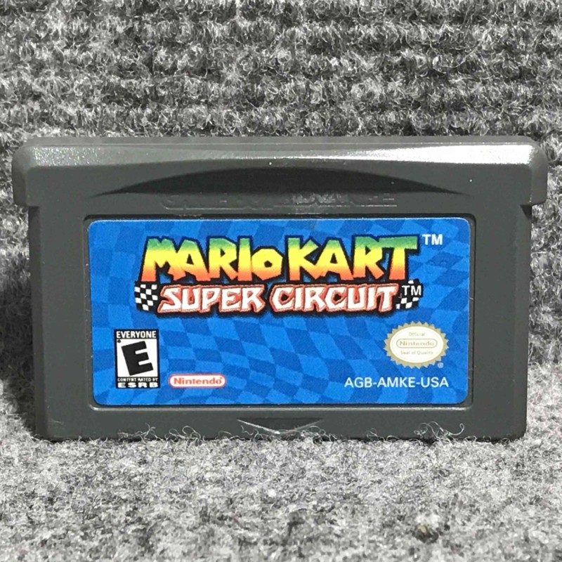 MARIO KART SUPER CIRCUIT USA NINTENDO GAME BOY ADVANCE GBA