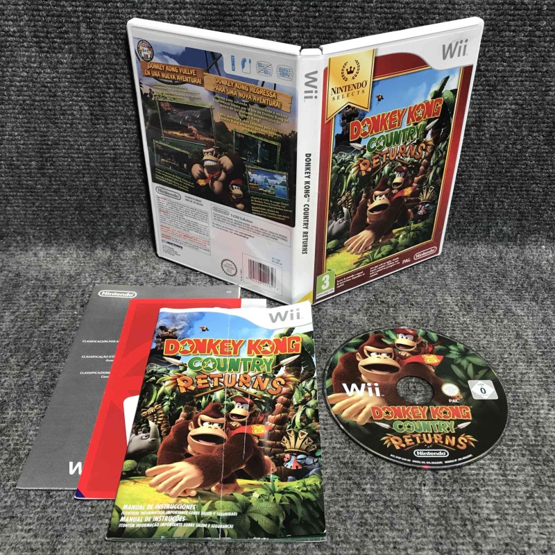 DONKEY KONG COUNTRY RETURNS NINTENDO WII