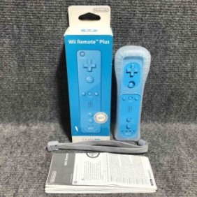 WII REMOTE PLUS AZUL CON CAJA NINTENDO WII