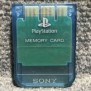 MEMORY CARD OFICIAL 1MB AZUL TRANSPARENTE SONY PLAYSTATION PS1