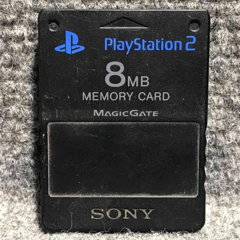 MEMORY CARD OFICIAL 8MB NEGRO SONY PLAYSTATION 2 PS2