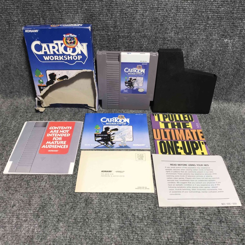 TINY TOONS CARTOON WORKSHOP USA NINTENDO NES