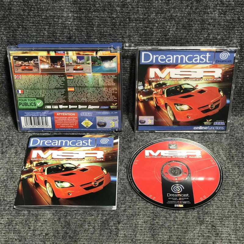 METROPOLIS STREET RACER SEGA DREAMCAST