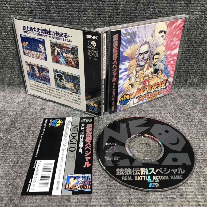 GAROU DENSETSU SPECIAL JAP SNK NEO GEO CD FATAL FURY