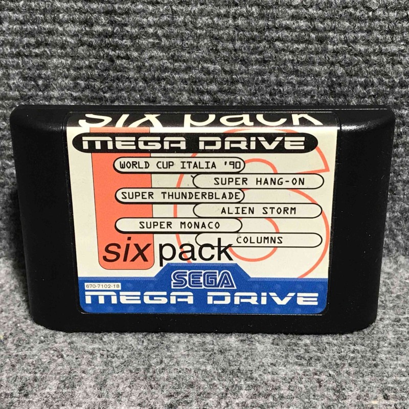 SIX PACK SEGA MEGA DRIVE
