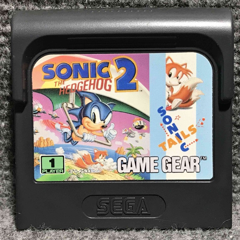 SONIC THE HEDGEHOG 2 SEGA GAME GEAR