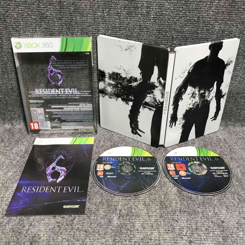 RESIDENT EVIL 6 STEELBOOK EDITION MICROSOFT XBOX 360