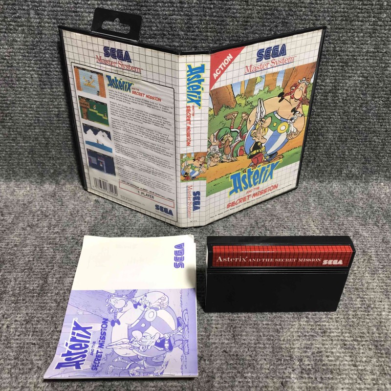 ASTERIX AND THE SECRET MISSION SEGA MASTER SYSTEM
