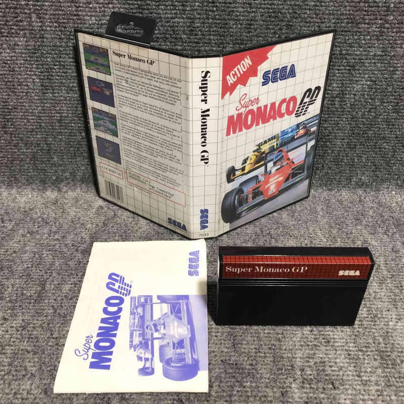 SUPER MONACO GP SEGA MASTER SYSTEM