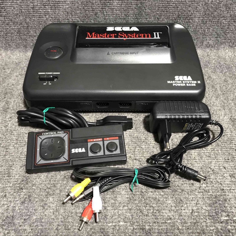 CONSOLA SEGA MASTER SYSTEM II ALEX KIDD MOD LED+HZ AV