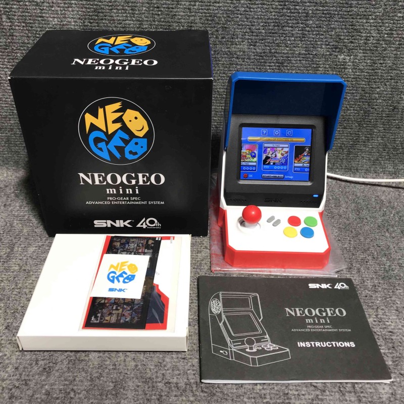 CONSOLA SNK NEO GEO MINI JAP CON CAJA
