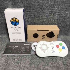 SNK NEO GEO MINI PAD WHITE CON CAJA MANDO BLANCO