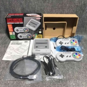CONSOLA SUPER NINTENDO CLASSIC MINI CON CAJA E INSTRUCCIONES SNES