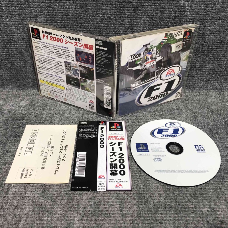 F1 2000 JAP SONY PLAYSTATION PS1