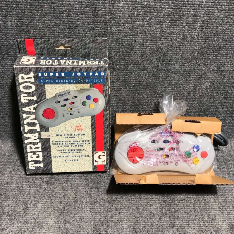 TERMINATOR SUPER JOY PAD SUPER NINTENDO SNES