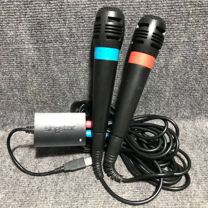 SINGSTAR MICROFONOS SONY PLAYSTATION 2 PS2