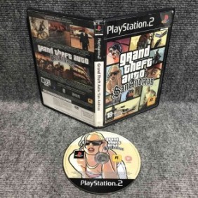 GRAND THEFT AUTO SAN ANDREAS SONY PLAYSTATION 2 PS2