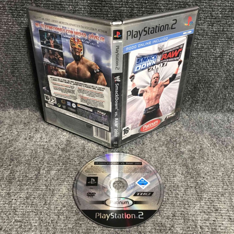 WWE SMACKDOWN VS RAW 2007 SONY PLAYSTATION 2 PS2
