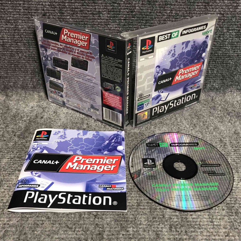 CANAL + PREMIER MANAGER SONY PLAYSTATION PS1