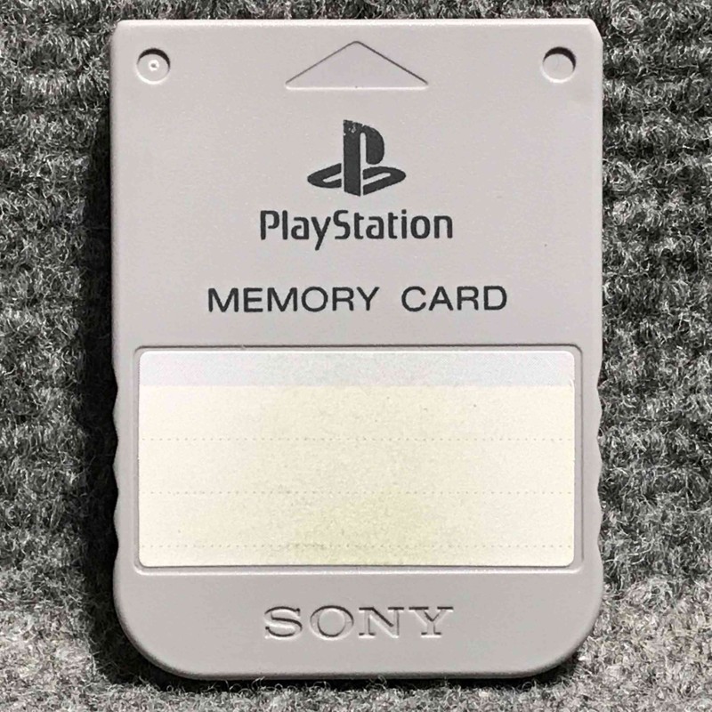 MEMORY CARD OFICIAL GRIS 1MB SONY PLAYSTATION PS1
