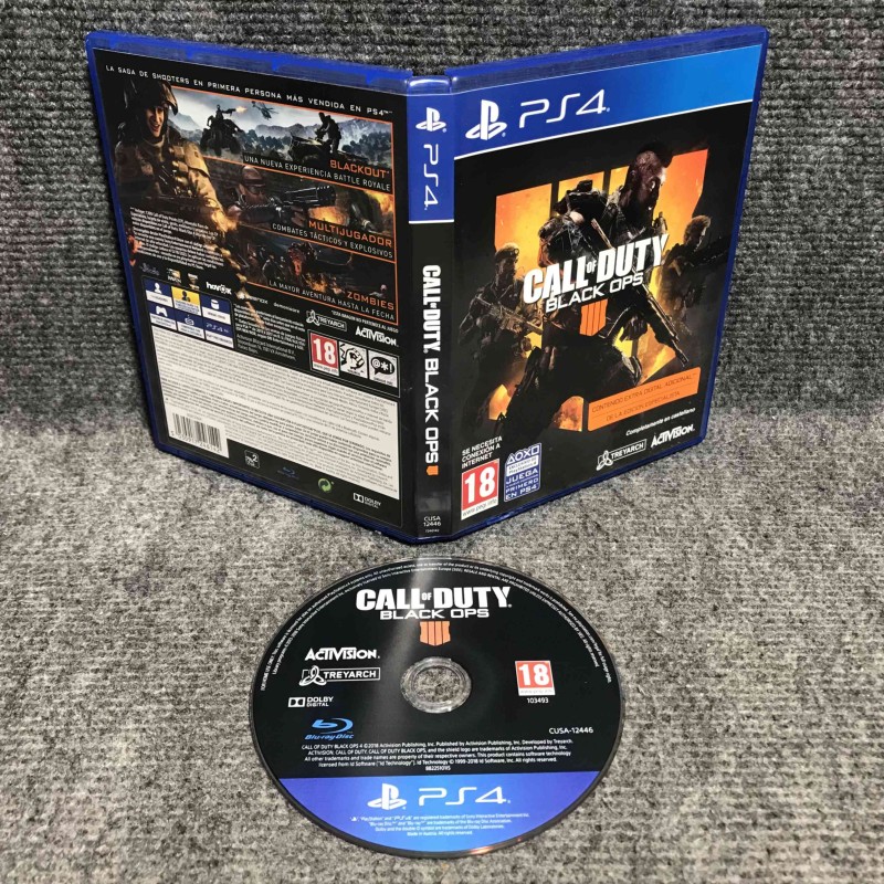 CALL OF DUTY BLACK OPS 4 SONY PLAYSTATION 4 PS4