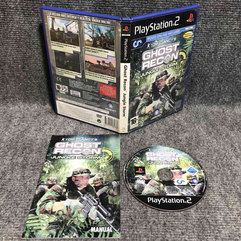 TOM CLANCYS GHOST RECON JUNGLE STORM SONY PLAYSTATION 2 PS2