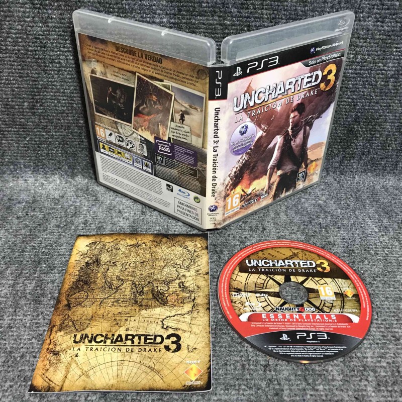 UNCHARTED 3 LA TRAICION DE DRAKE SONY PLAYSTATION 3 PS3