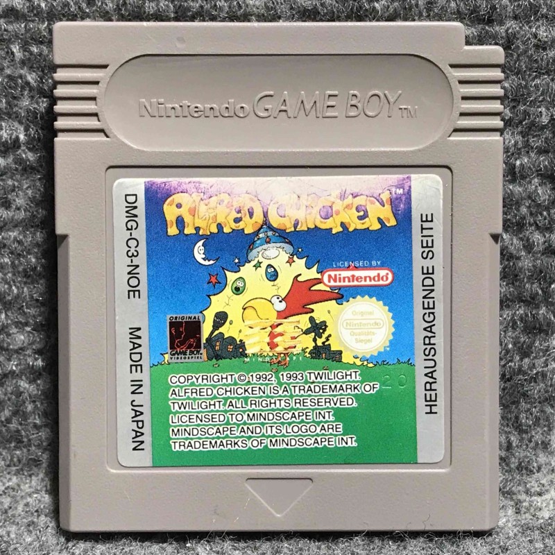 ALFRED CHICKEN NINTENDO GAME BOY GB