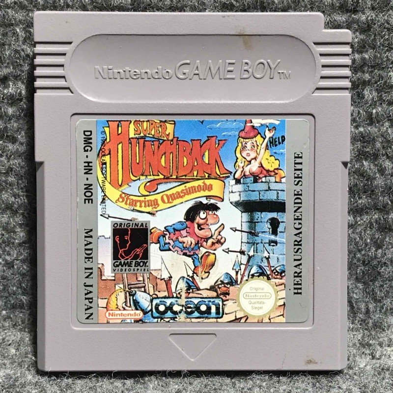 SUPER HUNCHBACK STARRING QUASIMODO NINTENDO GAME BOY GB