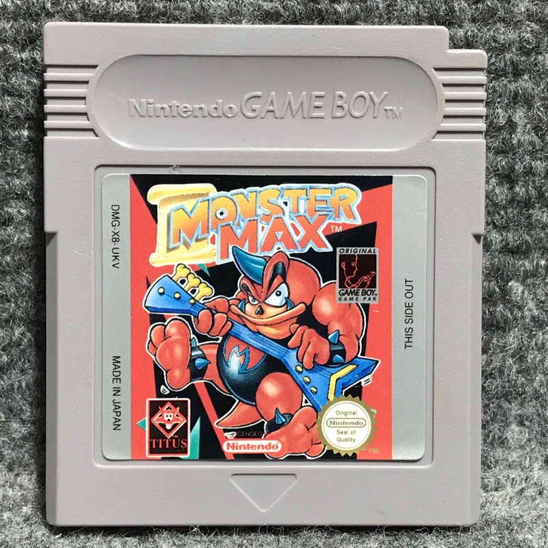 MONSTER MAX NINTENDO GAME BOY GB