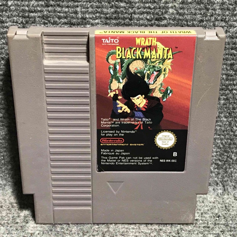 WRATH OF THE BLACK MANTA NINTENDO NES