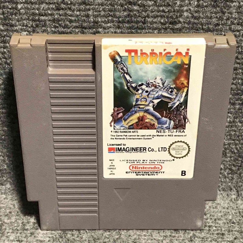 SUPER TURRICAN NINTENDO NES