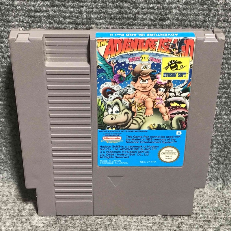 ADVENTURE ISLAND PART II NINTENDO NES