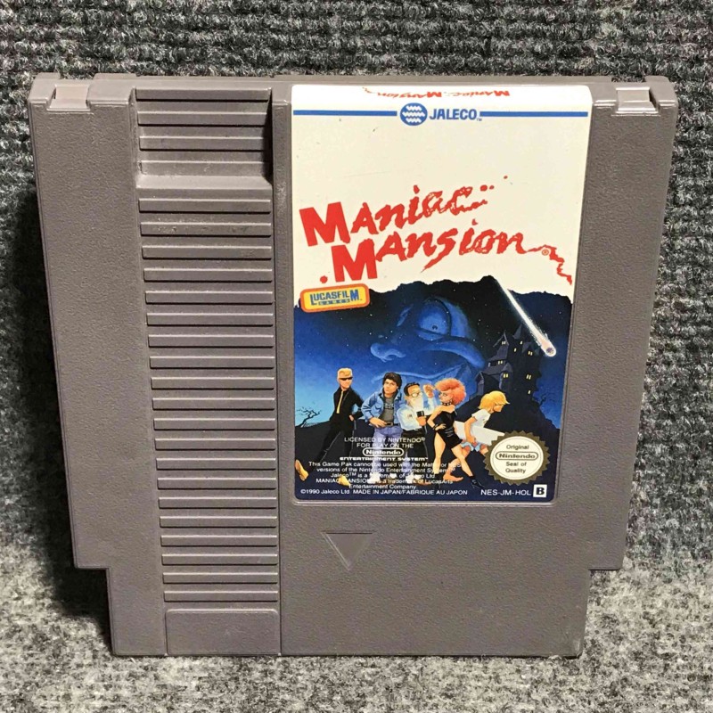 MANIAC MANSION NINTENDO NES