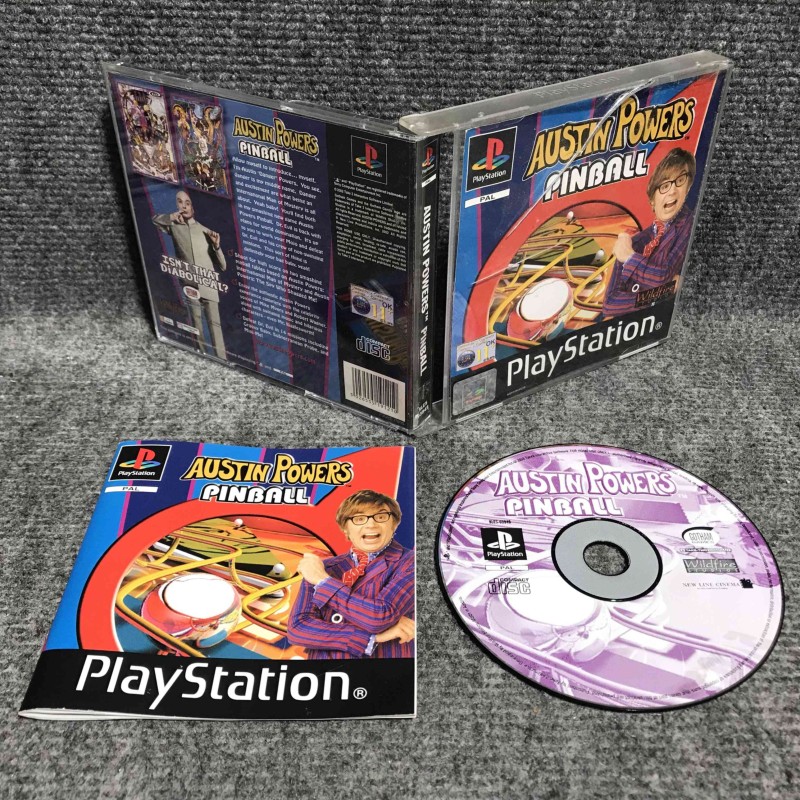AUSTIN POWERS PINBALL SONY PLAYSTATION PS1