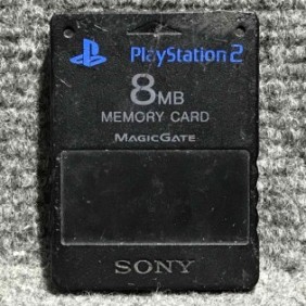 MEMORY CARD OFICIAL NEGRO 8MB SONY PLAYSTATION 2 PS2
