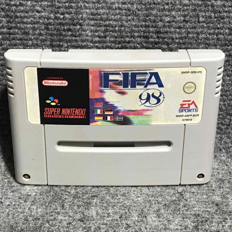 FIFA 98 SUPER NINTENDO SNES