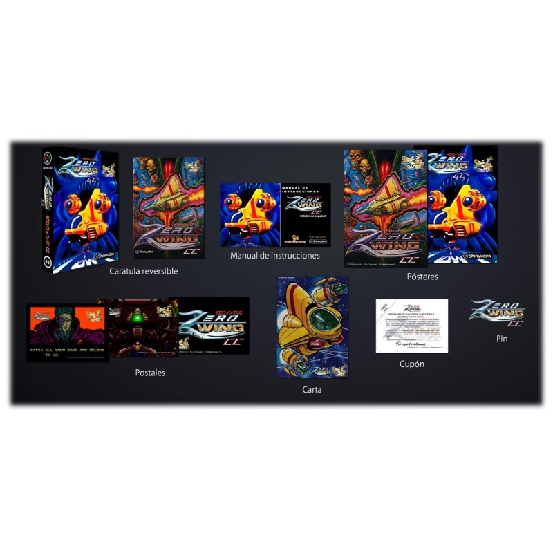 ZERO WING CLASSIC CONSOLE SEGA MEGA DRIVE 2025