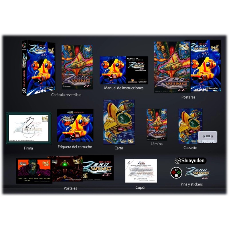 ZERO WING CC COSMIC CELEBRATION SEGA MEGA DRIVE 2025