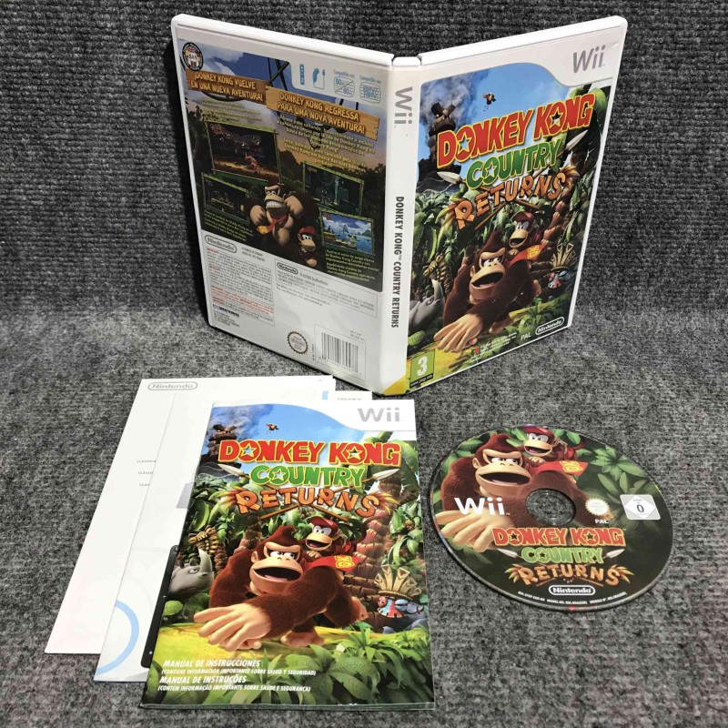 DONKEY KONG COUNTRY RETURNS NINTENDO WII