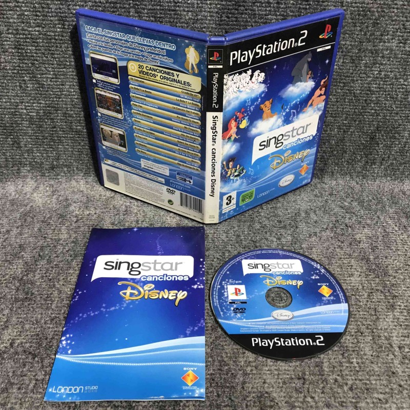 SINGSTAR CANCIONES DISNEY SONY PLAYSTATION 2 PS2