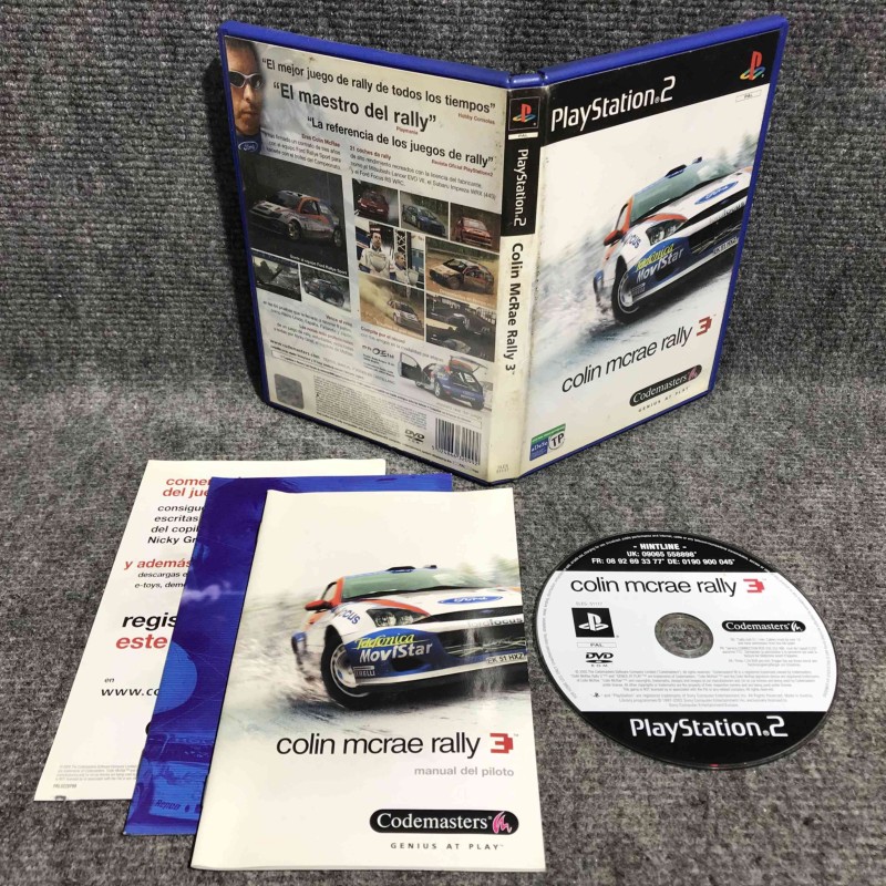 COLIN MCRAE RALLY 3 SONY PLAYSTATION 2 PS2