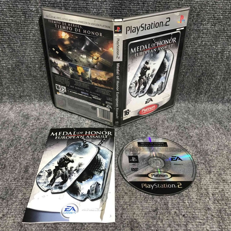 MEDAL OF HONOR EUROPEAN ASSAULT SONY PLAYSTATION 2 PS2