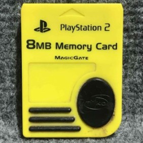 MEMORY CARD COMPATIBLE AMARILLO 8MB SONY PLAYSTATION 2 PS2