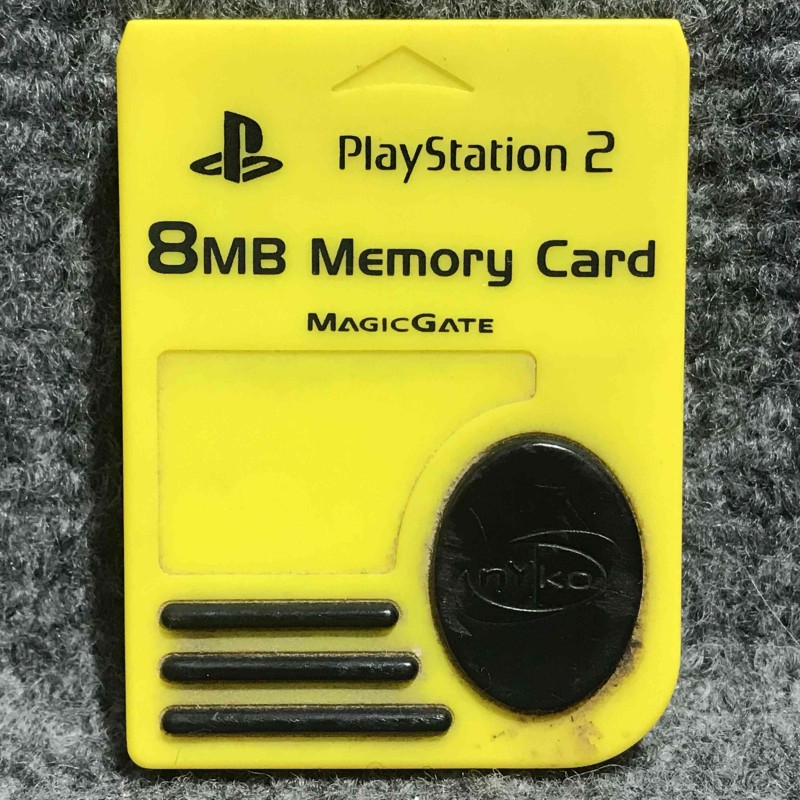 MEMORY CARD COMPATIBLE AMARILLO 8MB SONY PLAYSTATION 2 PS2