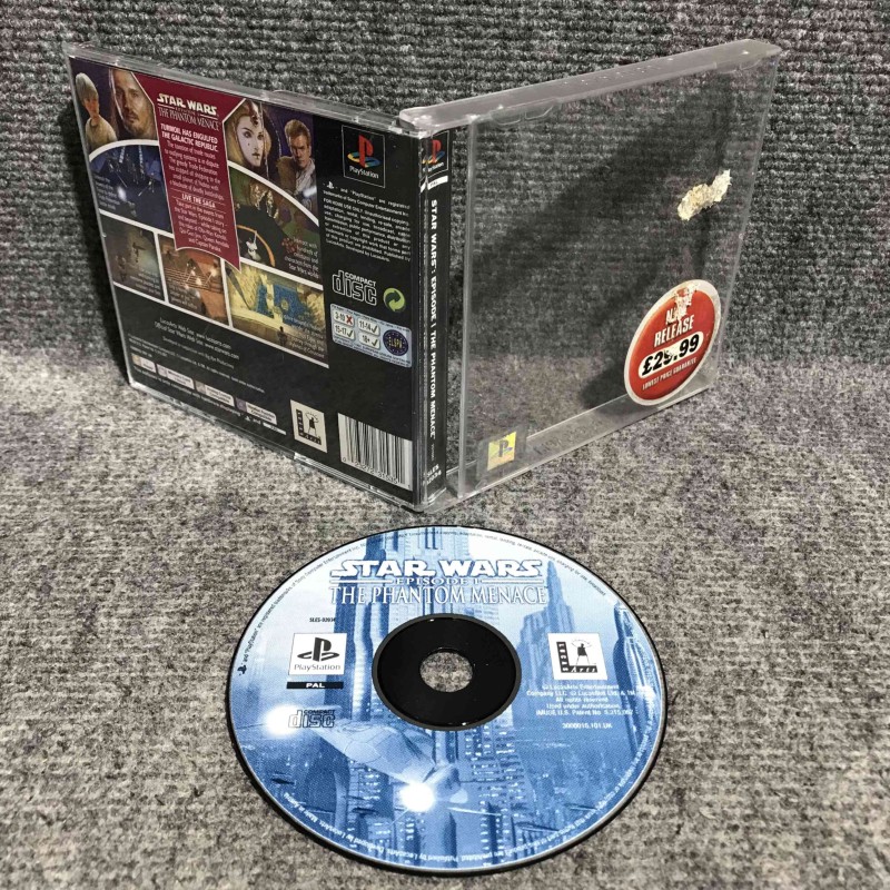 STAR WARS EPISODE 1 THE PHANTOM MENACE SONY PLAYSTATION PS1