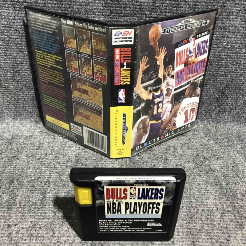 BULLS VS LAKERS NBA PLAYOFFS SEGA MEGA DRIVE
